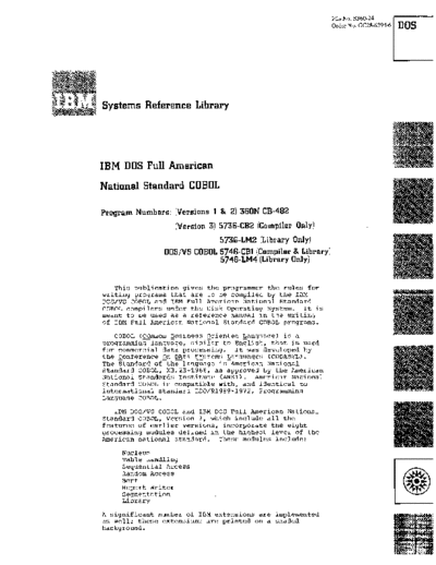IBM GC28-6394-6 IBM DOS Full American National Standard COBOL Apr76  IBM 370 DOS_VS cobol GC28-6394-6_IBM_DOS_Full_American_National_Standard_COBOL_Apr76.pdf