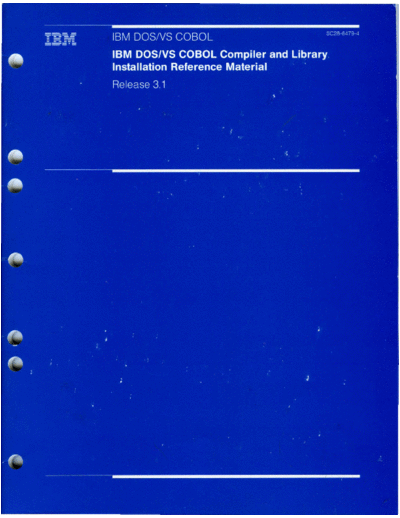 IBM SC26-6469-4 DOS VS COBOL Rel 3.1 Installation 1990  IBM 370 DOS_VS cobol SC26-6469-4_DOS_VS_COBOL_Rel_3.1_Installation_1990.pdf