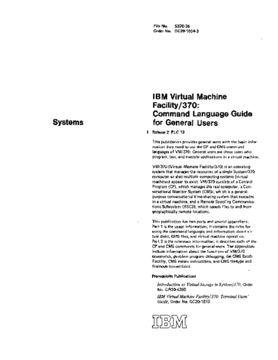 IBM GC20-1804-3 VM370 Command Language Rel 2 Jan75  IBM 370 VM_370 Release_2 GC20-1804-3_VM370_Command_Language_Rel_2_Jan75.pdf