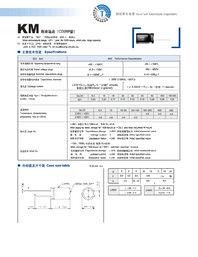 S.I. [Transfull Limited] S.I. [radial thru-hole] CD268 Series  . Electronic Components Datasheets Passive components capacitors S.I. [Transfull Limited] S.I. [radial thru-hole] CD268 Series.pdf