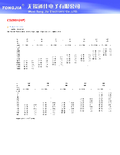 TJ [Tongjia] TJ [snap-in] HP Series  . Electronic Components Datasheets Passive components capacitors TJ [Tongjia] TJ [snap-in] HP Series.pdf