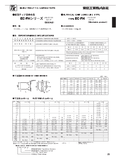 TK [Toshin Kogyo] TK [smd] FH Series  . Electronic Components Datasheets Passive components capacitors TK [Toshin Kogyo] TK [smd] FH Series.pdf