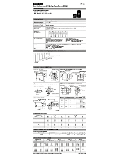 TL [Jiangxi Telexon] TL (2011)  [screw-terminal] CDC06 Series  . Electronic Components Datasheets Passive components capacitors TL [Jiangxi Telexon] TL (2011)  [screw-terminal] CDC06 Series.pdf