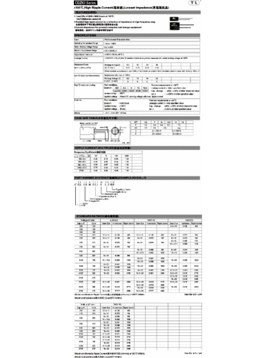 TL [Jiangxi Telexon] TL (2011)  [radial thru-hole] CDZK2 Series  . Electronic Components Datasheets Passive components capacitors TL [Jiangxi Telexon] TL (2011)  [radial thru-hole] CDZK2 Series.pdf
