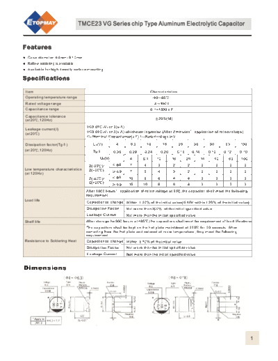 Topmay [smd] TMCE23-VG Series  . Electronic Components Datasheets Passive components capacitors Topmay Topmay [smd] TMCE23-VG Series.pdf
