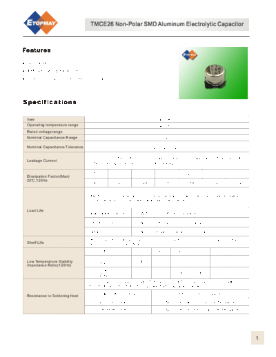 Topmay [smd] TMCE26-VN Series  . Electronic Components Datasheets Passive components capacitors Topmay Topmay [smd] TMCE26-VN Series.pdf