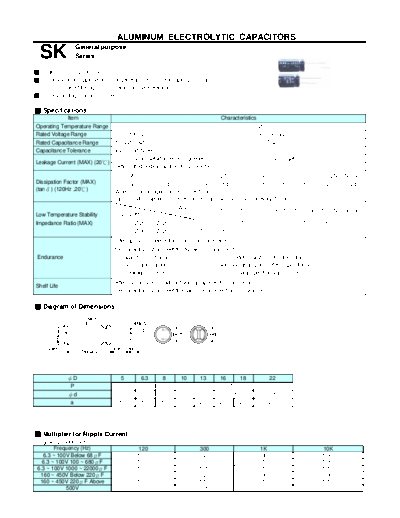 Teapo Teapo 2012 Leaded  . Electronic Components Datasheets Passive components capacitors Teapo Teapo 2012 Leaded.pdf