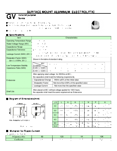 Teapo Teapo 2012 SMD  . Electronic Components Datasheets Passive components capacitors Teapo Teapo 2012 SMD.pdf