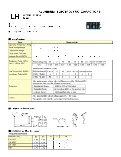 Teapo Teapo 2012 Snap-in  . Electronic Components Datasheets Passive components capacitors Teapo Teapo 2012 Snap-in.pdf