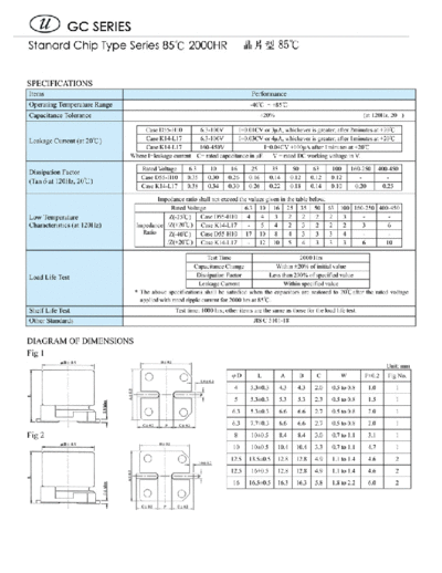 U-CAP [Yuan Feng] U-Cap [SMD] GC Series  . Electronic Components Datasheets Passive components capacitors U-CAP [Yuan Feng] U-Cap [SMD] GC Series.pdf