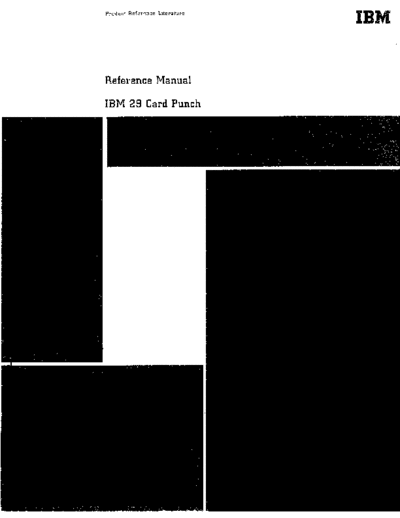 IBM A24-3332-3 29 Reference Man  IBM punchedCard Keypunch 029 A24-3332-3_29_Reference_Man.pdf