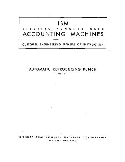 IBM 52-7276-0 513 Reproducing Punch CE Nov46  IBM punchedCard Punches 513 52-7276-0_513_Reproducing_Punch_CE_Nov46.pdf