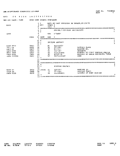 IBM 5129658 FF53 CE DiskInitalizer Oct70  IBM system3 microfiche diag 5129658_FF53_CE_DiskInitalizer_Oct70.pdf