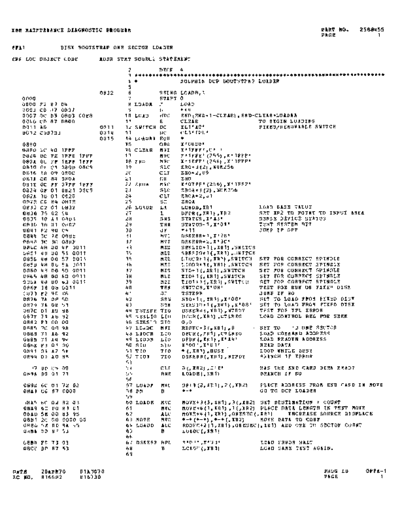 IBM 2588455 FFA1 DiskBootstrapOneSectionLoader Aug70  IBM system3 microfiche diag 2588455_FFA1_DiskBootstrapOneSectionLoader_Aug70.pdf