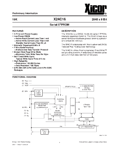 Keithley X24C16P  Keithley 2001 ds Digital X24C16P.pdf