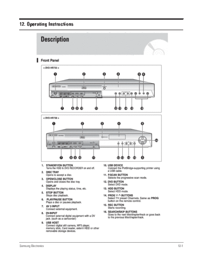 Samsung Operation Instruction & Installation  Samsung DVD DVD-HR733 DVD-HR733XEH Operation Instruction & Installation.pdf