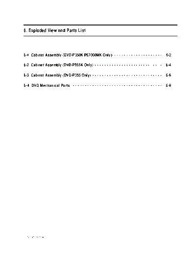 Samsung 10 Exploded View & Part List  Samsung DVD DVD-P355 dvd-p355 10_Exploded View & Part List.pdf