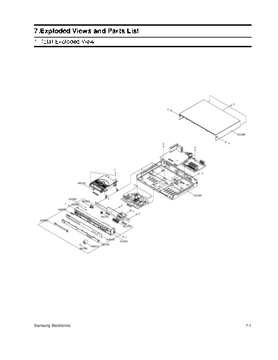 Samsung Exploded View & Part List  Samsung DVD HT-THX25 ht-thx25 Exploded View & Part List.pdf