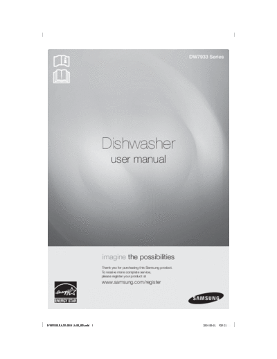 Samsung DW7933LRASR-00141A-03 EN CFR MES  Samsung Dishwashers DW7933LRABB_AA User Manual DW7933LRASR-00141A-03_EN_CFR_MES.pdf