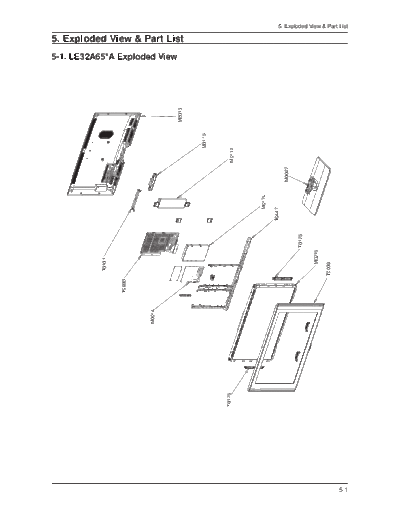 Samsung Exploded View & Part List  Samsung LCD TV N46A chassis Samsung ch N46A Exploded View & Part List.pdf