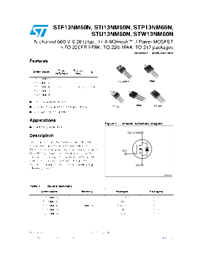 Samsung 13NM60N  Samsung LCD TV BN44-00493B Datasheet 13NM60N.pdf