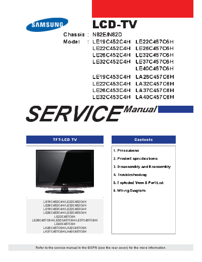 Samsung Cover  Samsung LCD TV LE22C452C4H   LE22C452C4HXXC samsung_lcd_LE22C452C4H_LE22C452C4HXXC_sm Cover.pdf