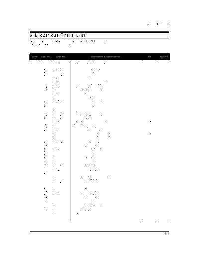 Samsung Electrical Part List  Samsung LCD TV LE26M51B, LE32M51B, LE32M61B, LE40M51B, LE40M61B, LE66M51B LE40M61BX Electrical Part List.pdf