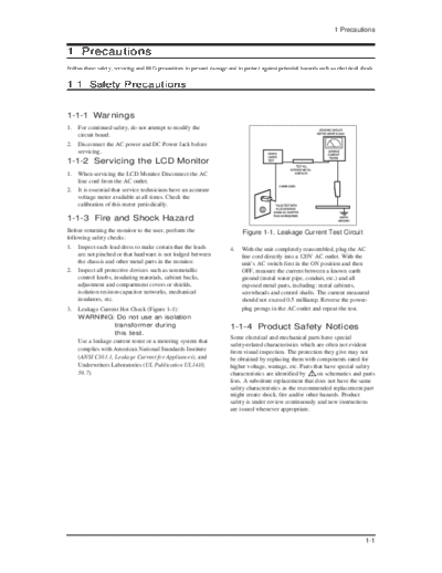 Samsung Precaution  Samsung LCD TV LE26M51B, LE32M51B, LE32M61B, LE40M51B, LE40M61B, LE66M51B LE40M61BX Precaution.pdf