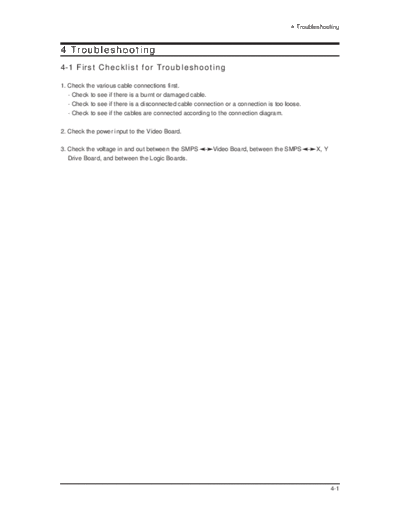 Samsung Troubleshooting  Samsung LCD TV LE26M51B, LE32M51B, LE32M61B, LE40M51B, LE40M61B, LE66M51B LE40M61BX Troubleshooting.pdf