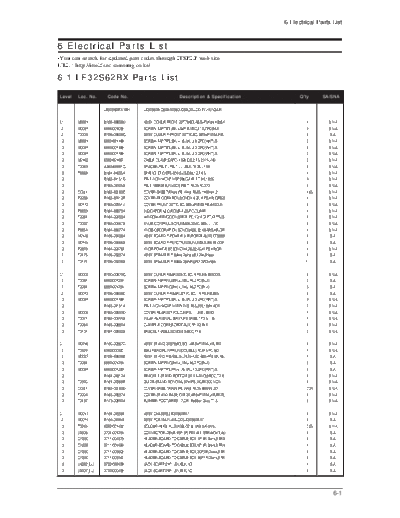 Samsung Electrical Part List  Samsung LCD TV LE32-37-40S62B LE32-37-40S62B_ch_gsa32-37-40heu Electrical Part List.pdf