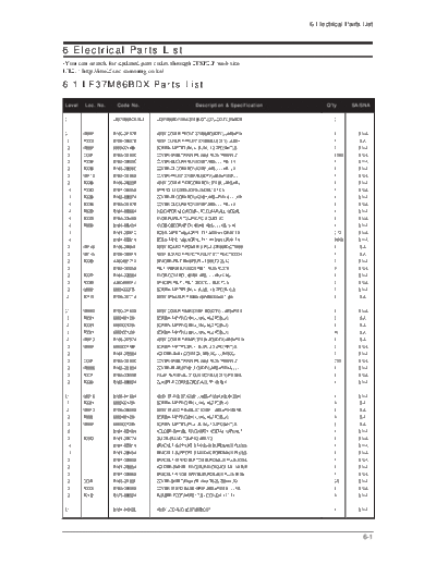 Samsung Electrical Part List  Samsung LCD TV LE40M86BDX CHASSIS GTU40SEN Samsung LE40M86BDX Chassis GTU40SEN LCD TV SM Electrical Part List.pdf