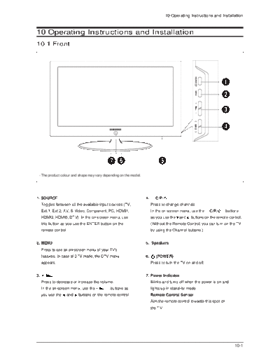 Samsung Operation Instruction & Installation  Samsung LCD TV LE40M86BDX CHASSIS GTU40SEN Samsung LE40M86BDX Chassis GTU40SEN LCD TV SM Operation Instruction & Installation.pdf