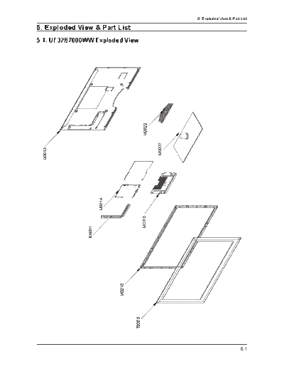 Samsung Exploded View & Part List  Samsung LCD TV UE40-46-55B7000 samsung_UE40-46-55B7000_7020XW_8000WW_ch_n74a Exploded View & Part List.pdf