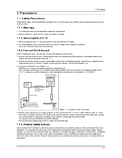 Samsung Precaution  Samsung LED TV N96A chassis UE32C6500UW UE32C6500UWXXC Precaution.pdf