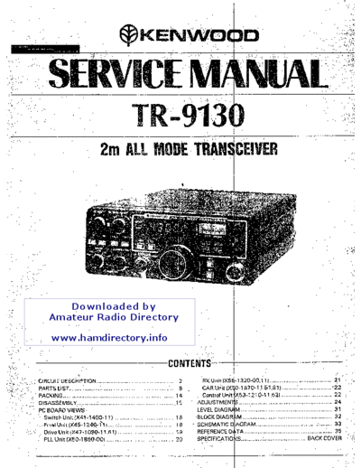 Kenwood TR9130  Kenwood TR9130.pdf