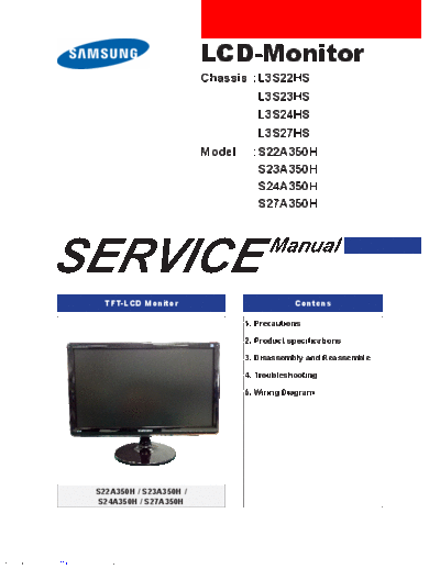 Samsung s22a350h  Samsung Monitor Monitor S22A350 s22a350h.pdf