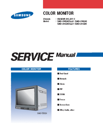 Samsung SMO150QN ET-SB-EX-SI 1288009305  Samsung Monitor Monitor SMO-150QN  chassis KS6B SMO150QN_ET-SB-EX-SI_1288009305.pdf
