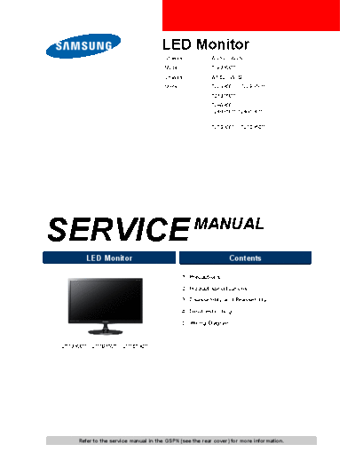 Samsung LT24B300EECEN SI 1415357878  Samsung Monitor Monitor T19B300  chassis WFB2-WFB1 LT24B300EECEN_SI_1415357878.pdf