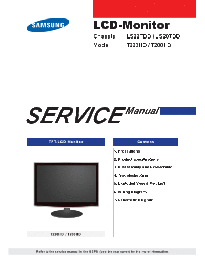 Samsung Cover  Samsung Monitor Monitor T200HD T220HD CH LS20TDD LS22TDD Cover.pdf