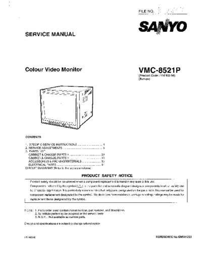 Samsung sanyo vmc-8521p  Samsung Monitor Monitor VMC-8521P sanyo_vmc-8521p.pdf
