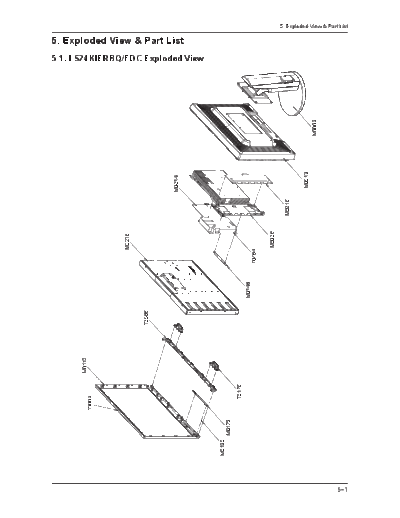 Samsung Exploded View & Part List  Samsung Monitor Monitor 2493HM chassis LS24KIE Exploded View & Part List.pdf