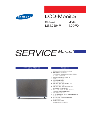 Samsung 24012017-Samsung-LS32BHP-320px  Samsung Monitor Monitor 320PX  chassis  LS32BHP 24012017-Samsung-LS32BHP-320px.pdf