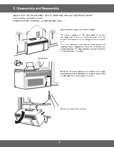 Samsung 4.Disassembly and Reassembly  Samsung Microwave ME21F707MJT_AA Service Manual 4.Disassembly_and_Reassembly.pdf