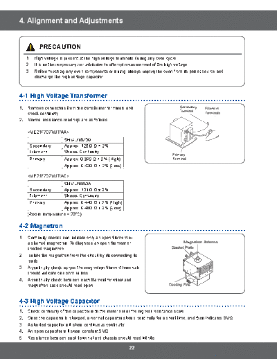 Samsung 5.Alignment and Adjustments  Samsung Microwave ME21F707MJT_AA Service Manual 5.Alignment_and_Adjustments.pdf