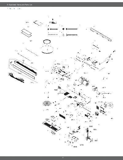 Samsung Exploded View n Part List  Samsung Microwave SMH9187ST Service Manual Exploded_View_n_Part_List.pdf