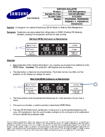 Samsung ASC20140616001  Samsung Refridgerators RS25H5111SR_AA Service Bulletin ASC20140616001.pdf