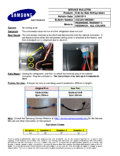 Samsung ASC20140630001  Samsung Refridgerators RS25H5111SR_AA Service Bulletin ASC20140630001.pdf