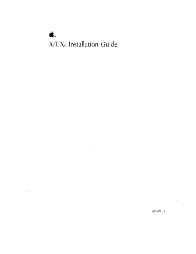 apple 030-0754-A AUX Installation Guide 1990  apple mac a_ux aux_2.0 030-0754-A_AUX_Installation_Guide_1990.pdf