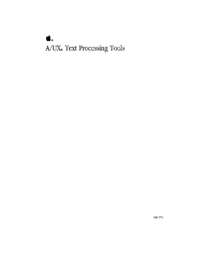apple 030-0761-A AUX Text Processing Tools 1990  apple mac a_ux aux_2.0 030-0761-A_AUX_Text_Processing_Tools_1990.pdf