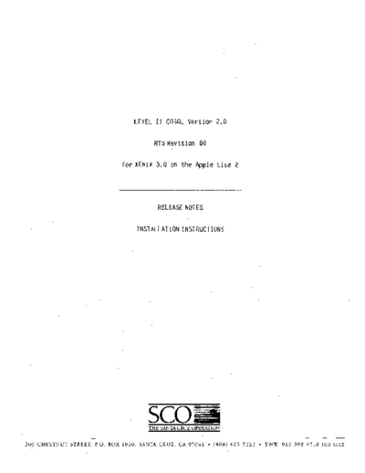 apple Level II COBOL RTS Release Notes Jul84  apple lisa xenix cobol Level_II_COBOL_RTS_Release_Notes_Jul84.pdf